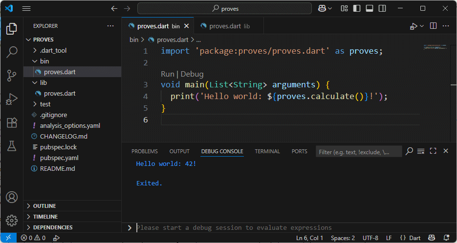 Hello world: 42!