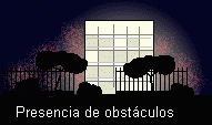 Efecto obst&aacute;culos a contraluz