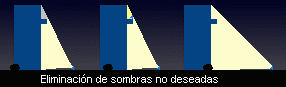 Eliminaci&oacute;n de sombras no deseadas